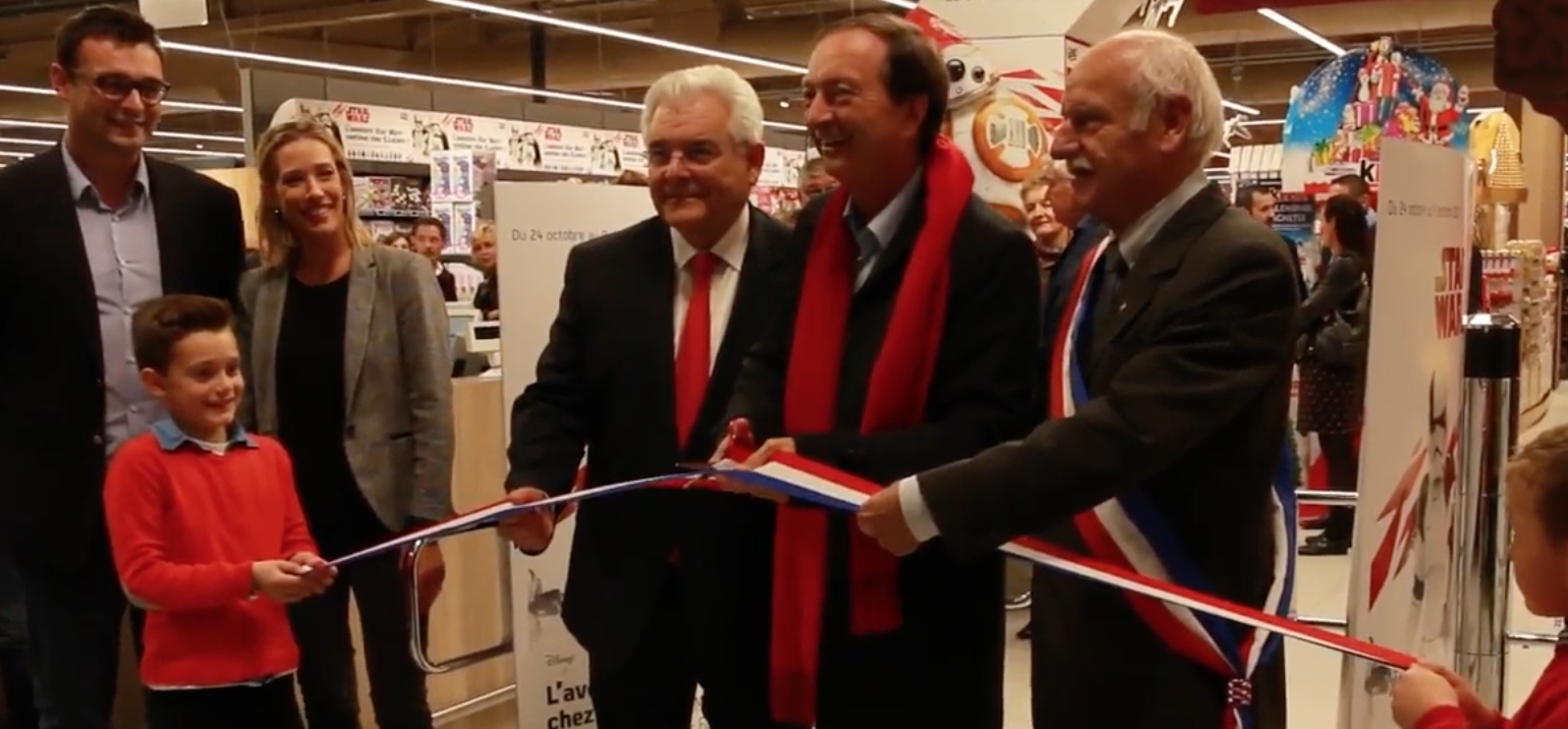 Inauguration du centre E.Leclerc de Jonchery-sur-Vesle E.Leclerc : portrait d'un self-made-men